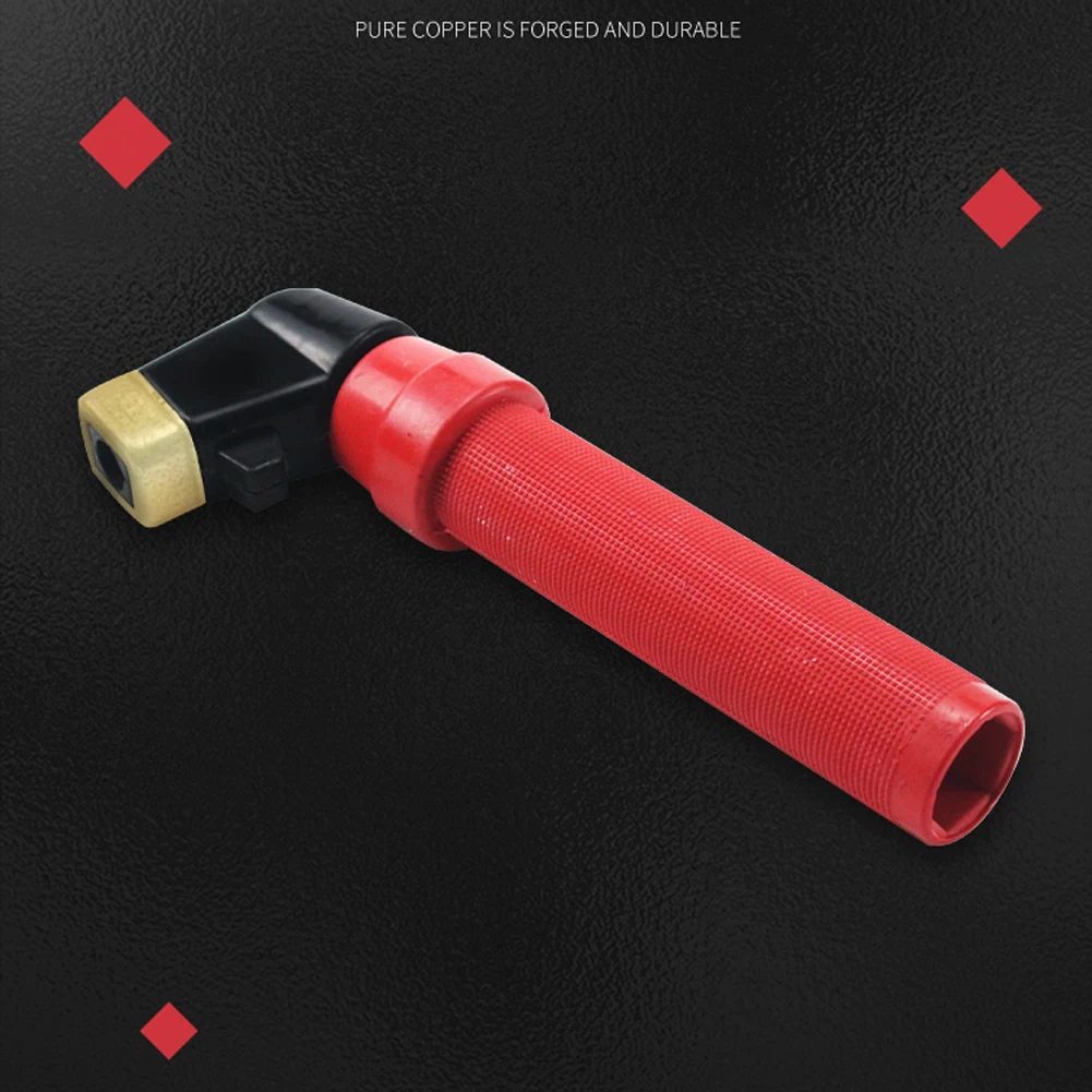 Welding Pliers Welding Machine Accessory Full Copper Electrode Holder Elastic Spring Insulated Handle Design