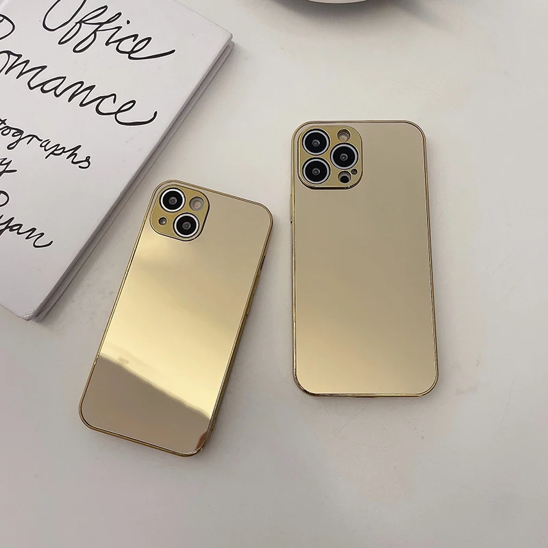 Étui de téléphone magnétique de diamant de paillettes progressives de