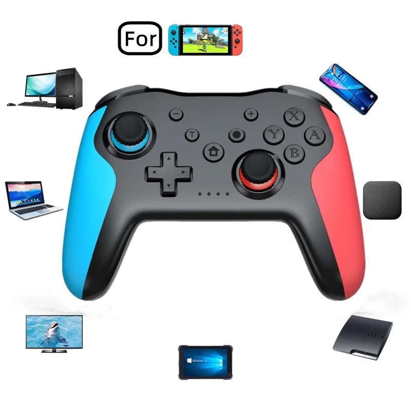 2pcs Bluetooth 2 4g Wireless Controller For Nintendo Switch Pro Pc Tv Box Smart Phone Tablet Ps3 Tesla Shock Joystick Gamepad Gamepads Aliexpress