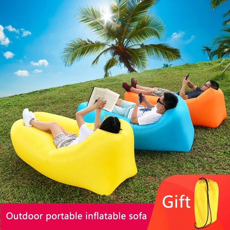 Opblaasbare Lounger Air Sofa Lichtgewicht Beach Slaapzak Air Hangmat