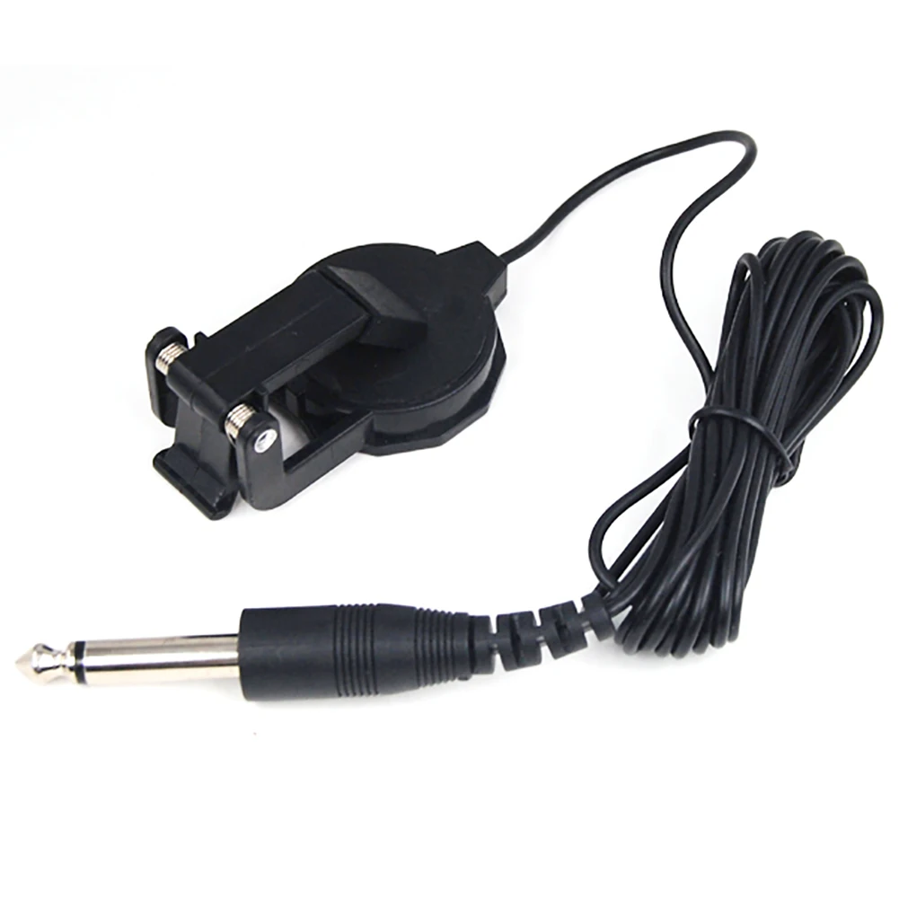 Guitar Pickup Clip-on For Violin With 8.2FT Connection Cable Guitar Preamp Piezo Tuner Amplifier