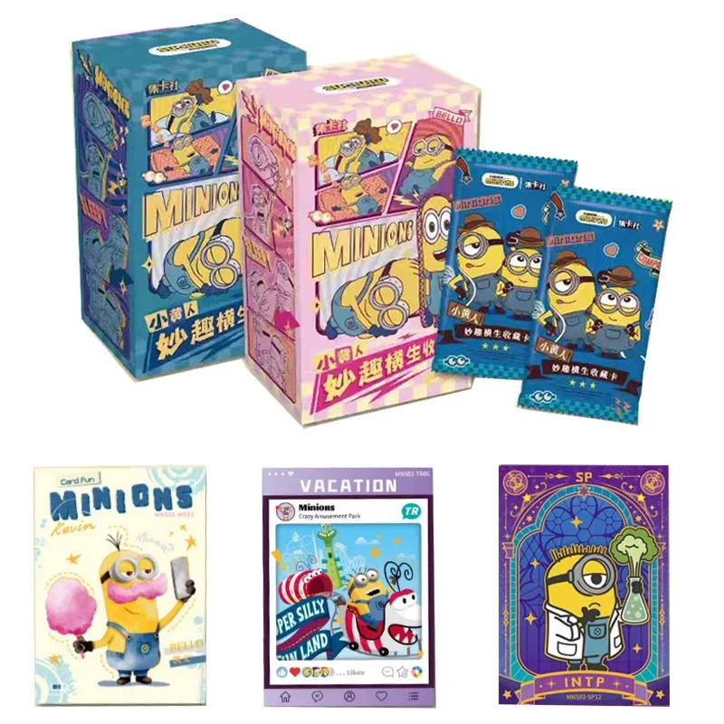 Card Fun Minion Fun Collection Card Pellicola Universale Gru The Minion Second Shot Paper Collezione Hobby Regali Per Bambini Giocattoli