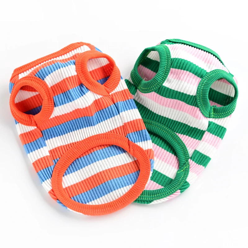 Summer Dog Vest Coat Puppy T-Shirt Pajamas Outfit Cat Yorkshire Terriers Costume Pomeranian Poodle Bichon Schnauzer Dog Clothes