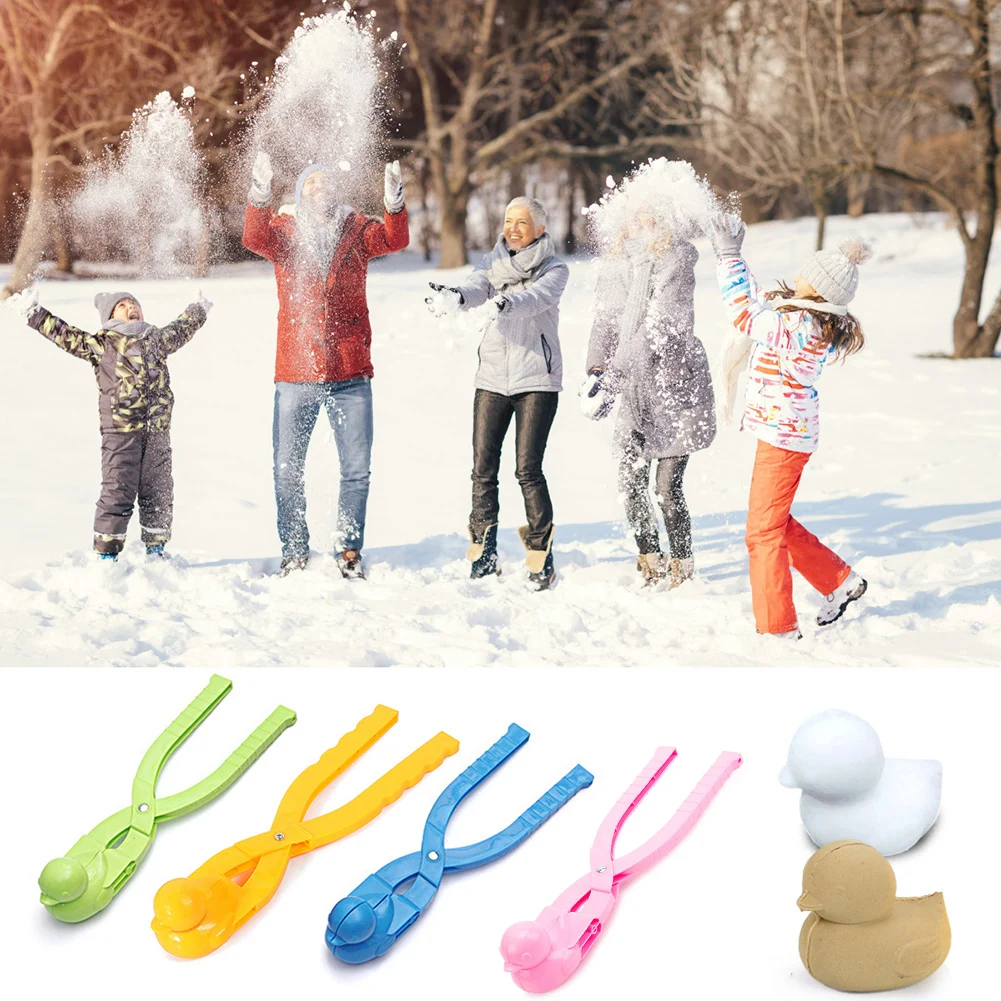 PVC Plastic Snowball Maker Clip for Kids Outdoor Winter Snow Play