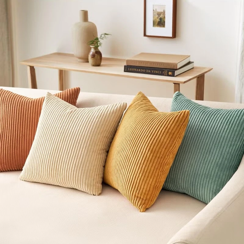 Soft Velvet Decorative Throw Pillow Covers with Modern Double-Sided Boho Farmhouse Designs