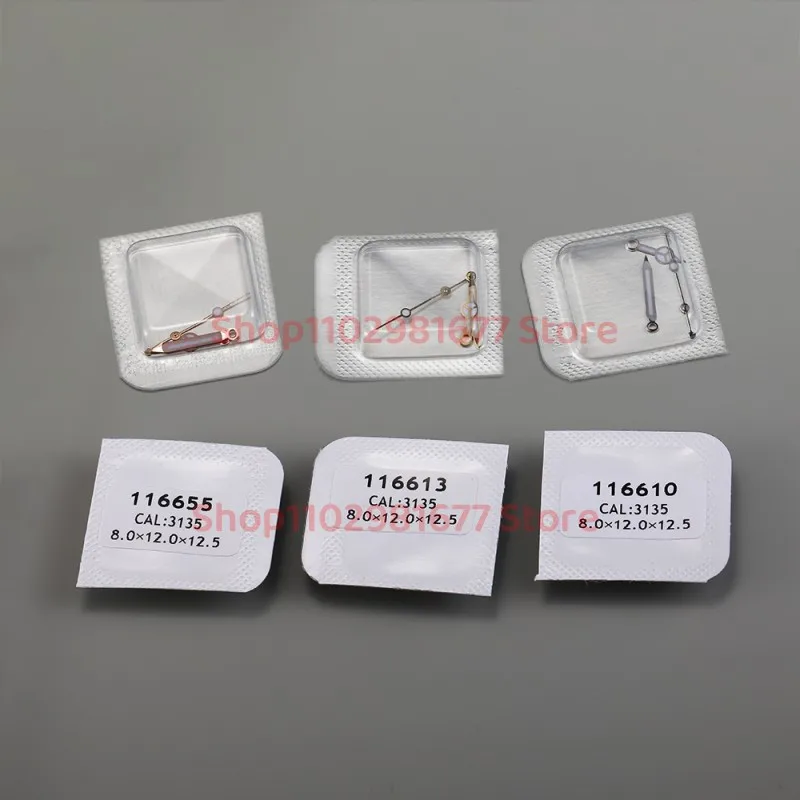 Parti Dell'Orologio Mod Lancette Dell'Orologio In Oro Argento Luminoso Blu Adatte Per Rolex 3135 Movimento Automatico 116610 116613 116655