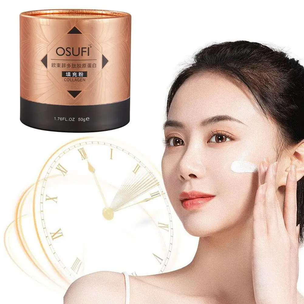 Peptide Collagen Filling Powder Moisturizing Powder Essence Cream Products Water Skin Face Replenish Anti Aging Care P9A5