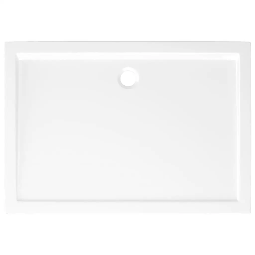 27.6x39.4 Rectangular White ABS Shower Base Tray for Modern Bathrooms