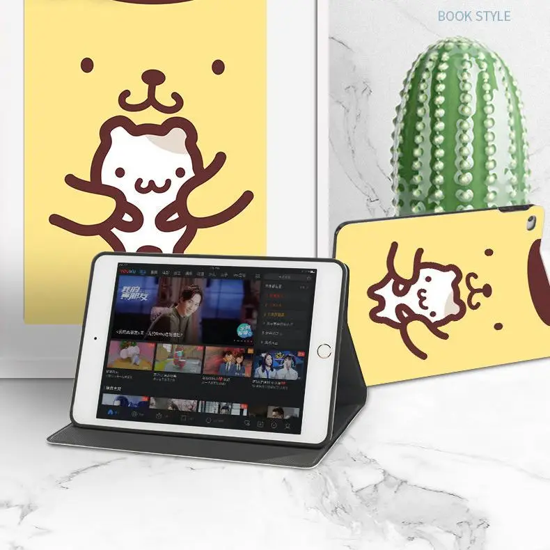 para Ipad ar Case 2023 Ipad 10.2 9th 8th Geração Case dos Desenhos Animados Pom Pom Purin Ipad Pro11 Case 2023 Mini 10.5 Air2 9.7 Capa - Imagem 4