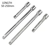 1pcs 1/4" 3/8" 1/2" Socket Ratchet Wrench Extension Bar 360 Degree Extension Bar Set Auto Repair Socket Extender Quick Release 1
