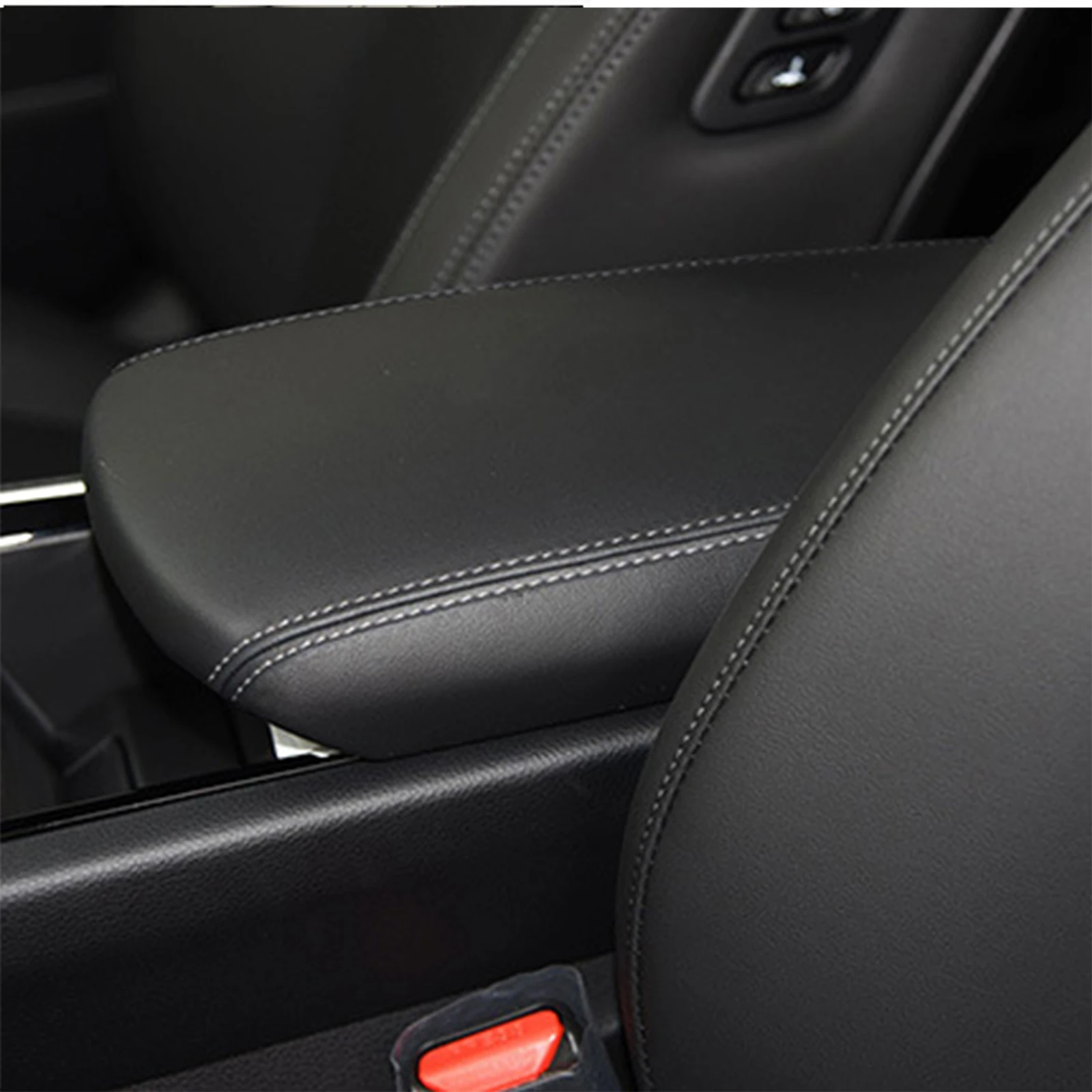 Maßgeschneiderte Auto-Armlehnenabdeckung für Kia K5 2021 2022 2023, Mikrofaser-Leder, wasserdicht und kratzfest, direkte Installation – Detail 2