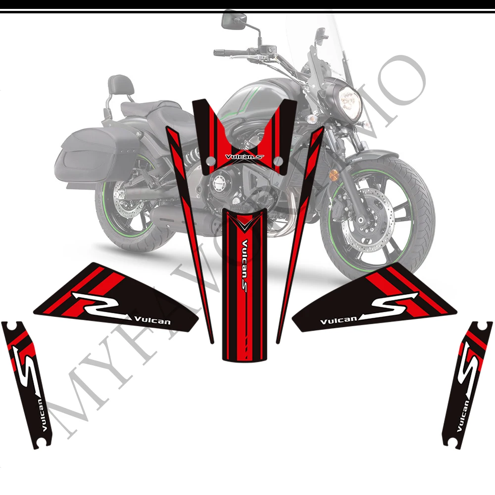 

Stickers Decals For Kawasaki VULCAN S 650 VN650 Motorcycle Tank Pad Oil Gas Fuel Protector Fairing Fender Windshield