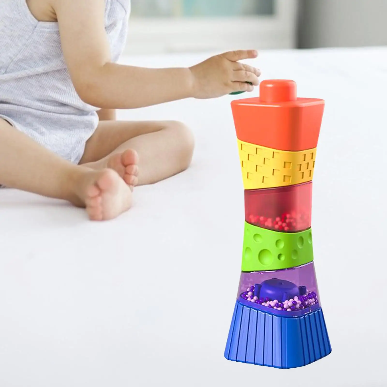 

Stacking Balancing Block Puzzle Game Kids Stem Sensory Toy Preschool Early Intelligence Play for Boys Girls Children