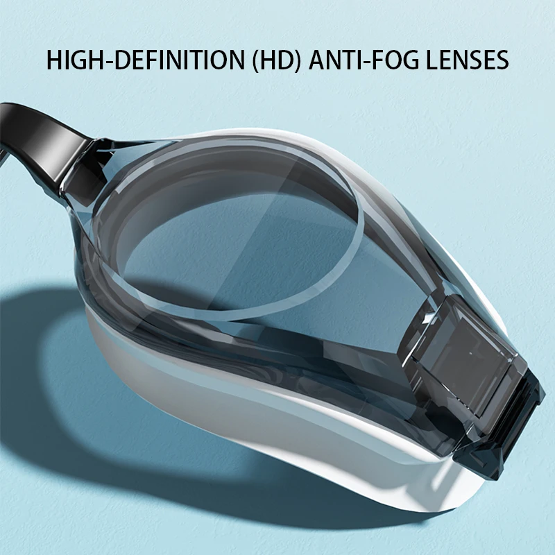 High-Definition Waterproof Anti-Fog Adult Swimming Goggles - Fashionable & Versatile