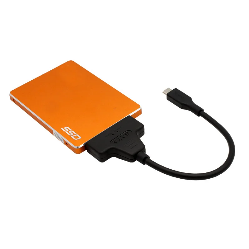 USB-C TYPE-C SATA 22 핀 변환기 USB 3.0 C타입 어댑터 케이블, 2.5 인치 하드 드라이브 SSD용, 50 개