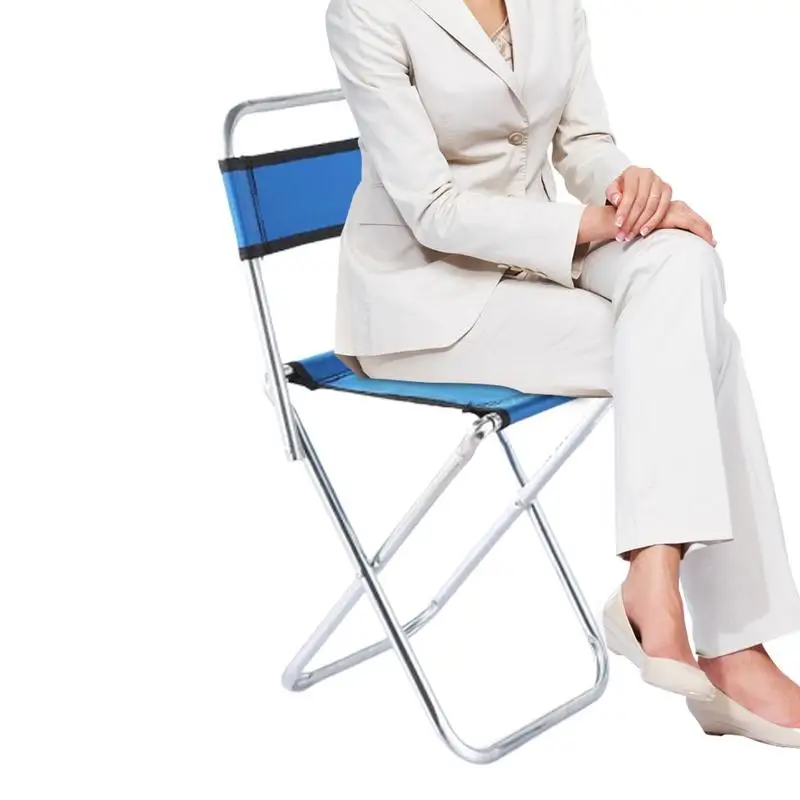 Foldable Fishing Chair Indoor & Outdoor Foldable Stool Camping Seat For Indoor & Outdoor Portable Sturdy Lightweight
