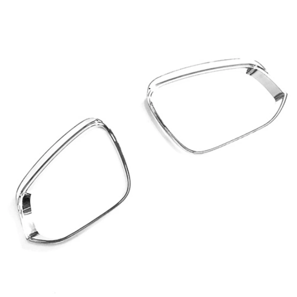 

For Toyota Sienna XL40 2021 2022 Silver Car Rearview Mirror Rain Eyebrow Cover Trim Decorative Frame Accessories