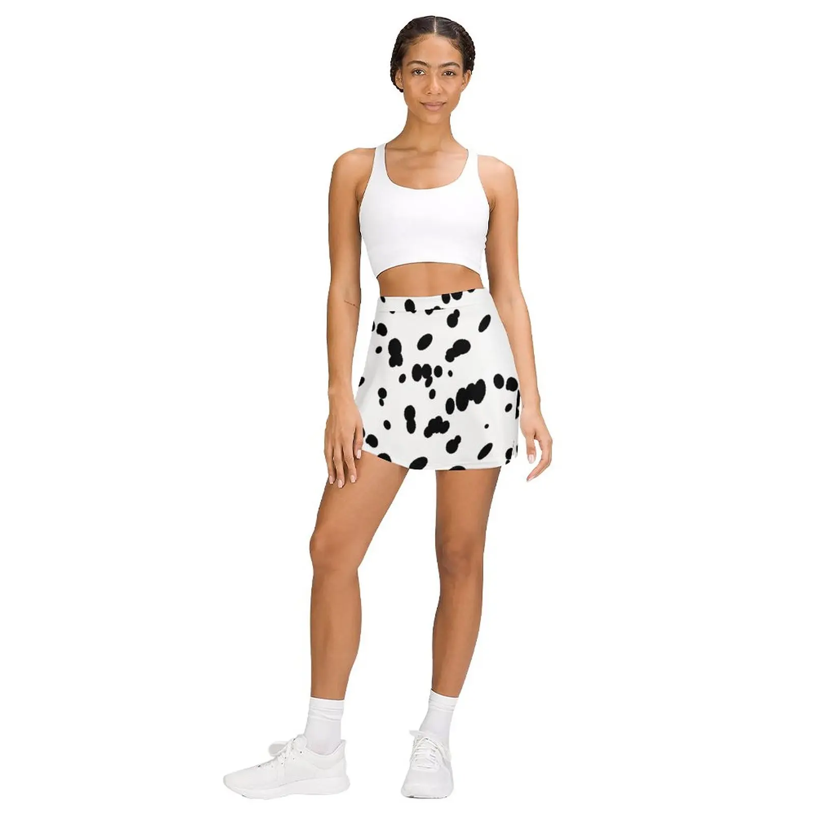 Dalmatian Spots Dog Fur Pattern Light proof trouser skirt chic and elegant woman skirt skirts women summer 2023