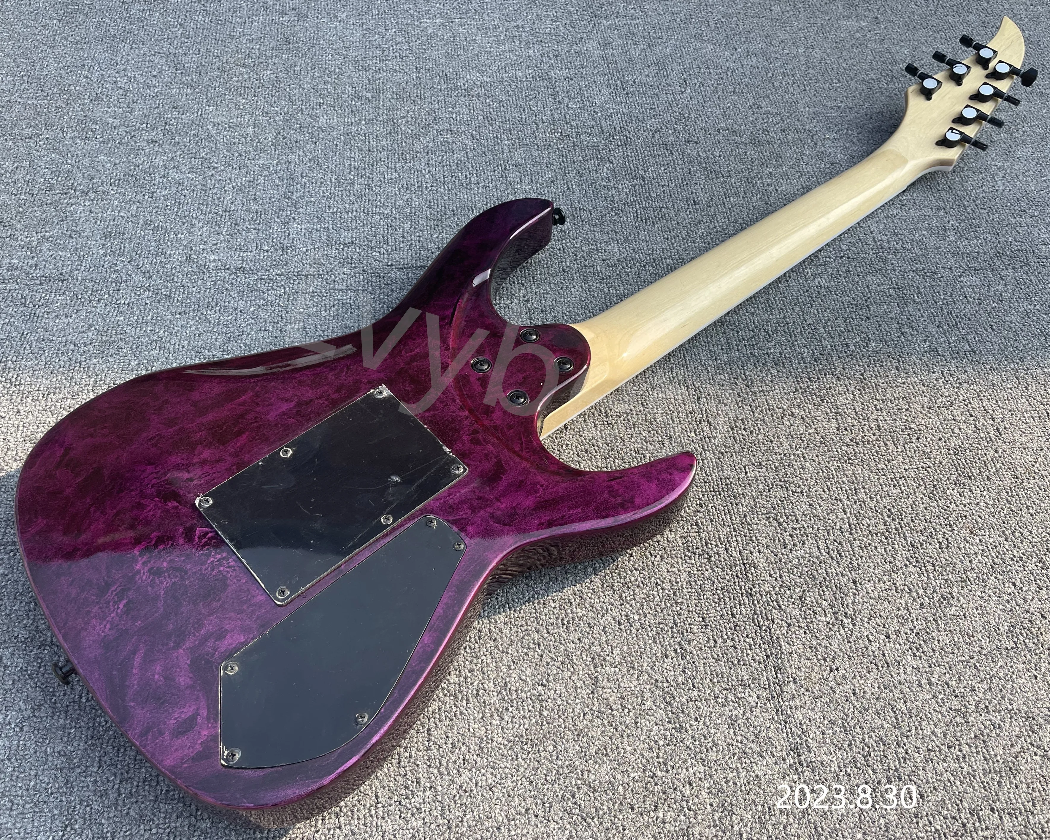 Chapado en Laton ヘアライン　黒 RATIO 6 In Line Electric Machine Heads - Lefty | GraphTech