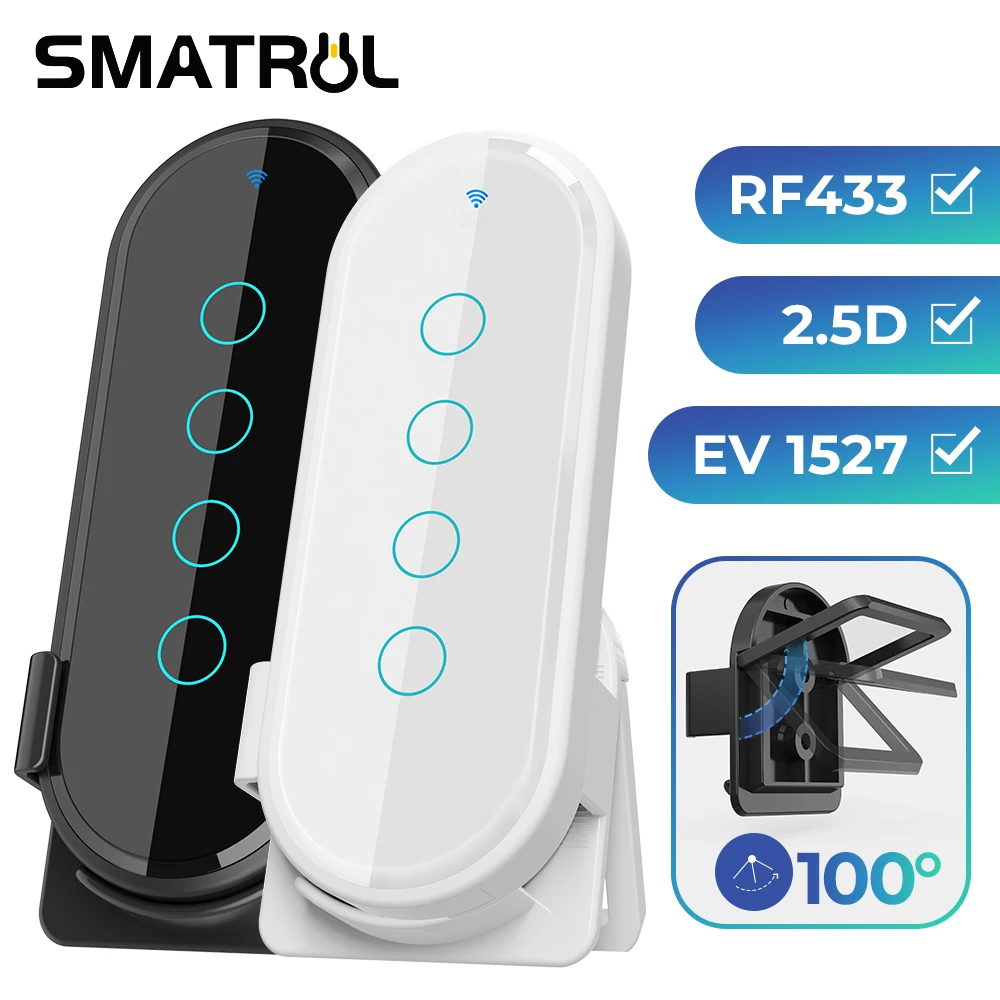 Smatrul-controle Remoto sem Fio Smart Home Key Switch Transmissor rf 433mhz Key Ev1527 Codificação Novo