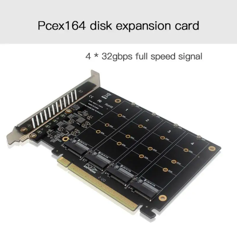 

Переходник с NVMe на PCIE, M.2 NVME на PCIe X16, 4x32 Гбит/с