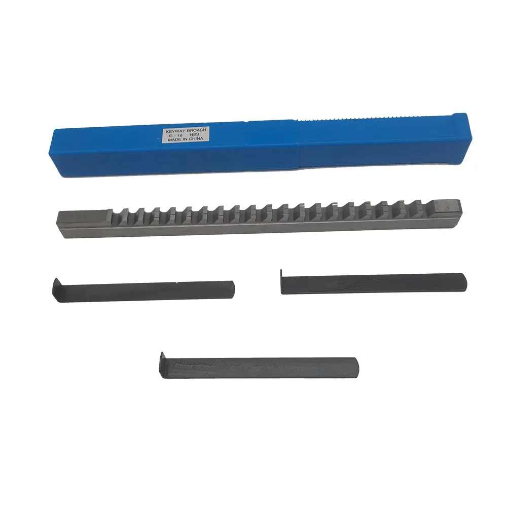Push-Type Keyway Broach 16mm E Metric Size Broaches Broaching Tools for CNC Rout