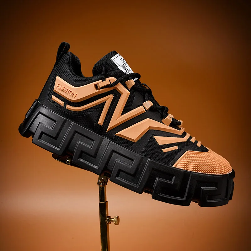 Sneakers Platform Men Casual Sneakers Mens Thick Platform Sport