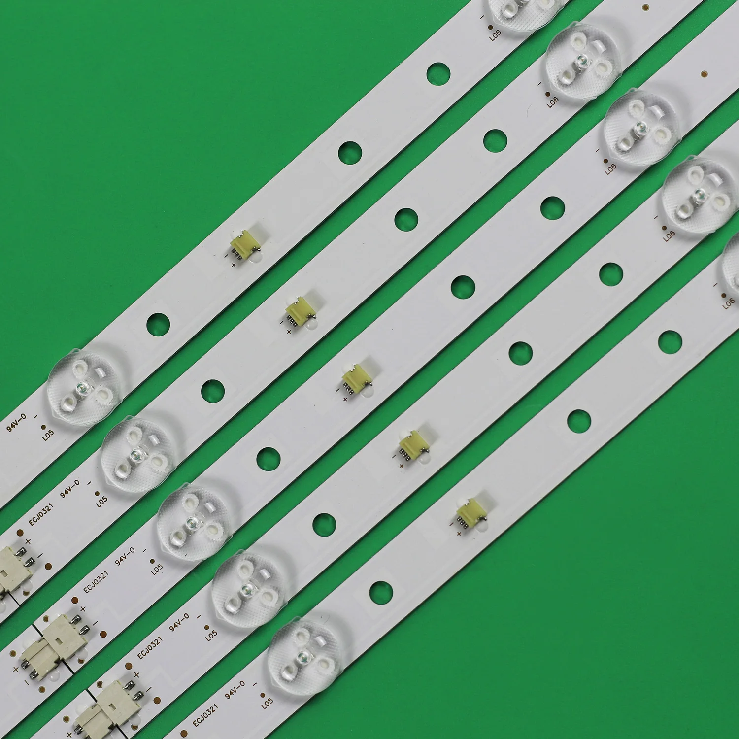 Conjunto Led Backlight Strip para 55 tv Nei 55ne6000 A550ed5la22 Kr550la2s0242 Sistemas K55dlt6f 55led900f Jvc Si55fs 10 Peças - Imagem 4