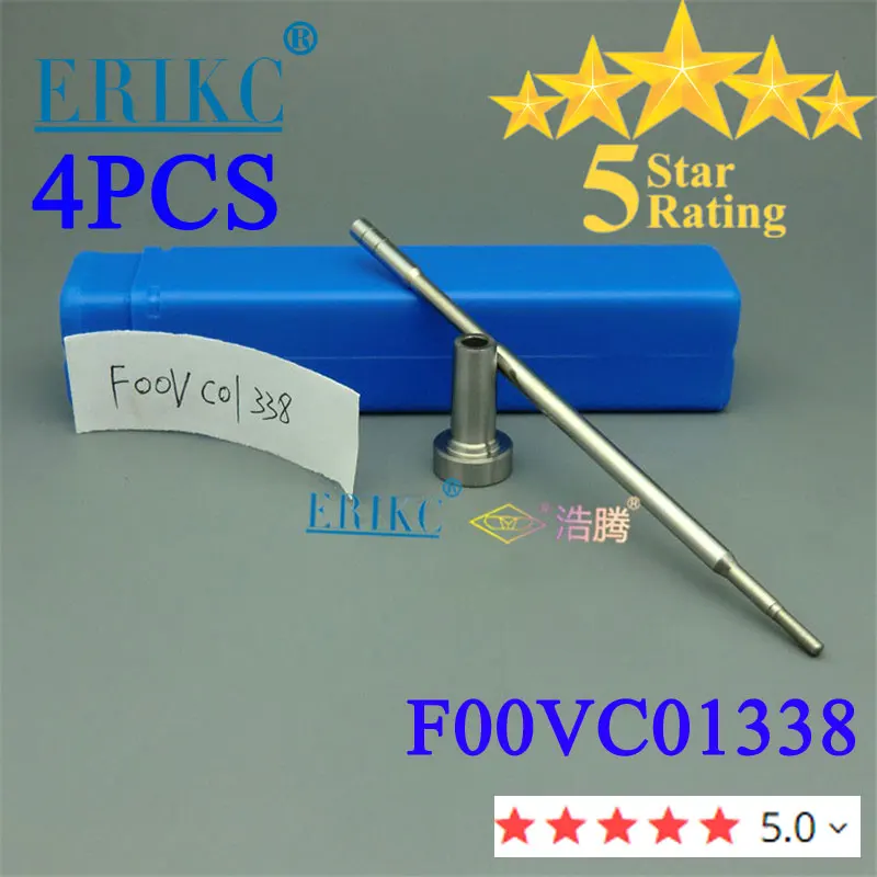

4PCS Valve Assy F 00V C01 338 Fuel Injector Control Valve F00VC01338 for 0445110247 0445110248 0445110273
