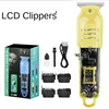 Professional Hair Cutting Machine Rechargeable  Clipper Transparent Electric Hair Trimmers For Men Cordless Hair Cut Machine 4