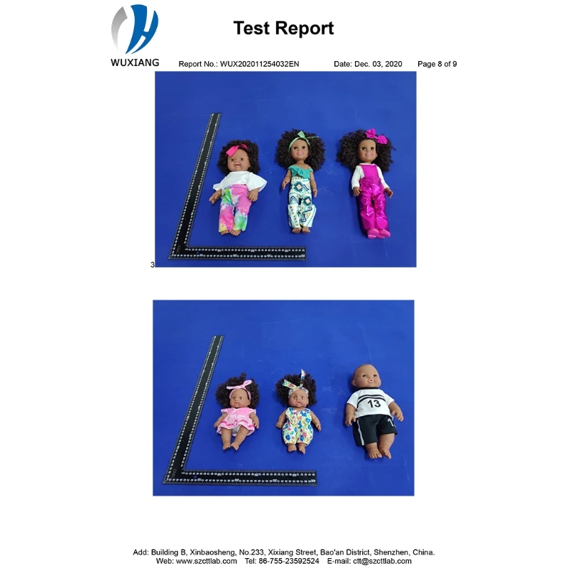 Y1UB African Black Baby Toy Curly Hair Christmas Simualtion Cartoon Doll Cute Mini Boys Girls Gift for Children