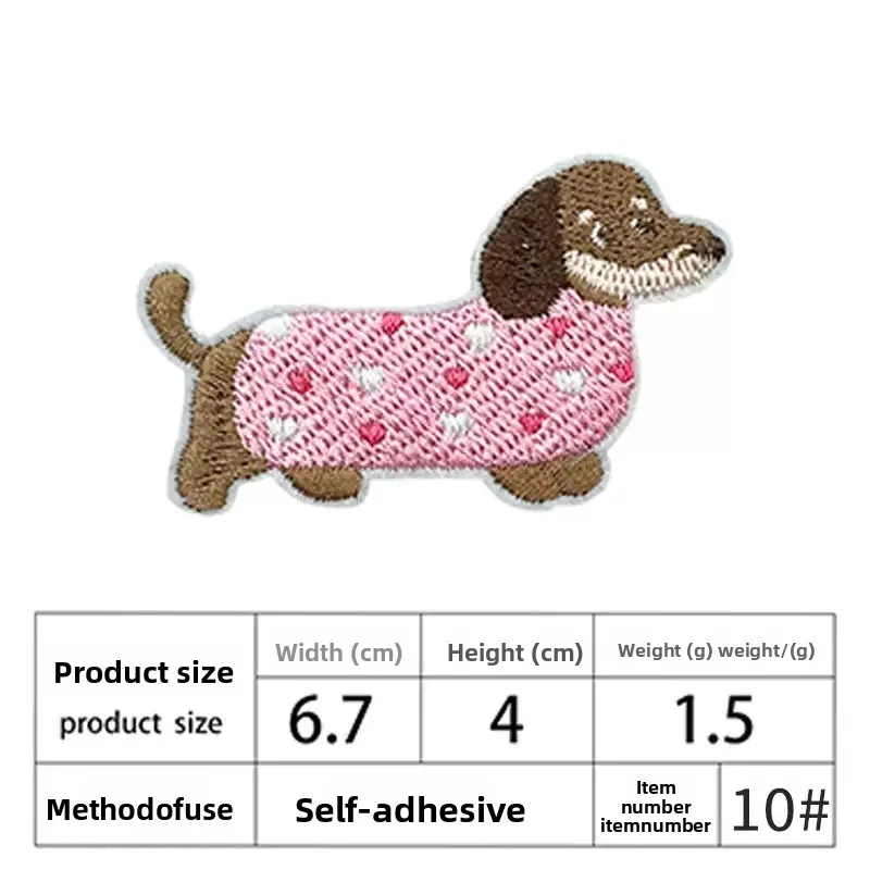 Embroidered Black Cat Design Patch - Product Image 12