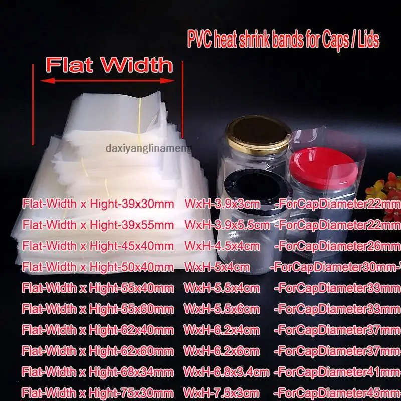 Plastic Shrink Wrap Bottles Heat Shrink Bands Bottles Heat Shrink