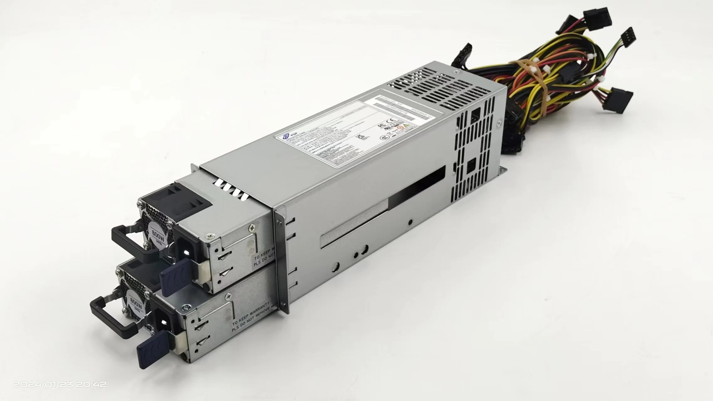 Новый и оригинальный FSP FSP800-50FS 2U 800 Вт 1 + 1 избыточный источник питания 110-240 в 80Plus Платиновый блок питания с графическим процессором 6 + 2 соединительными кабелями