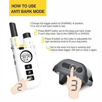 Dog Training Bark Collar 2 in 1 No Bark Control Collar 800M Rechargeable Dog Electric Collar Remote Waterproof Dog Pet Product 4