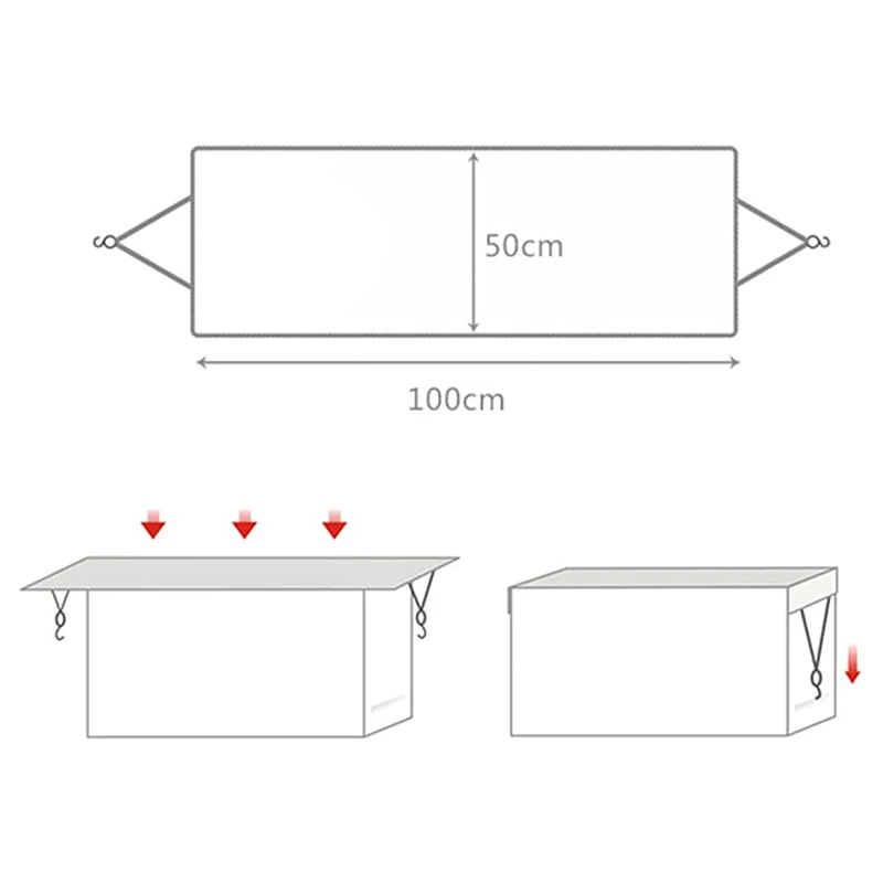 Description Picture 2 of itemOutdoor Rainproof Air Conditioning Cover Air Conditioner Waterproof Dust Cover Washing Anti-Dust Anti-Snow Cleaning Bag