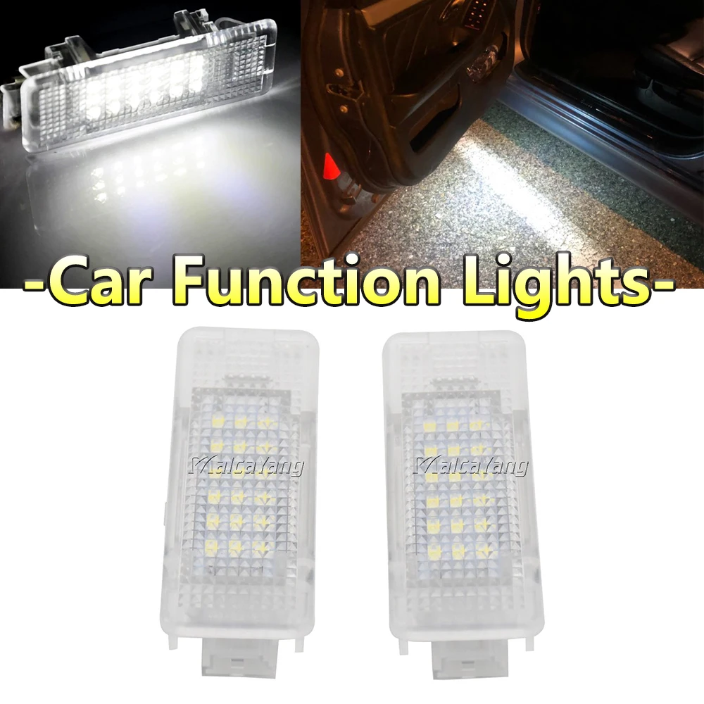 2X Led Car Under Door Welcome Cortesia Step Footwell Light Per Bmw Serie 5 E39 1995-2003 X5 E53 1999-2006 Z8 E52 1999-2003