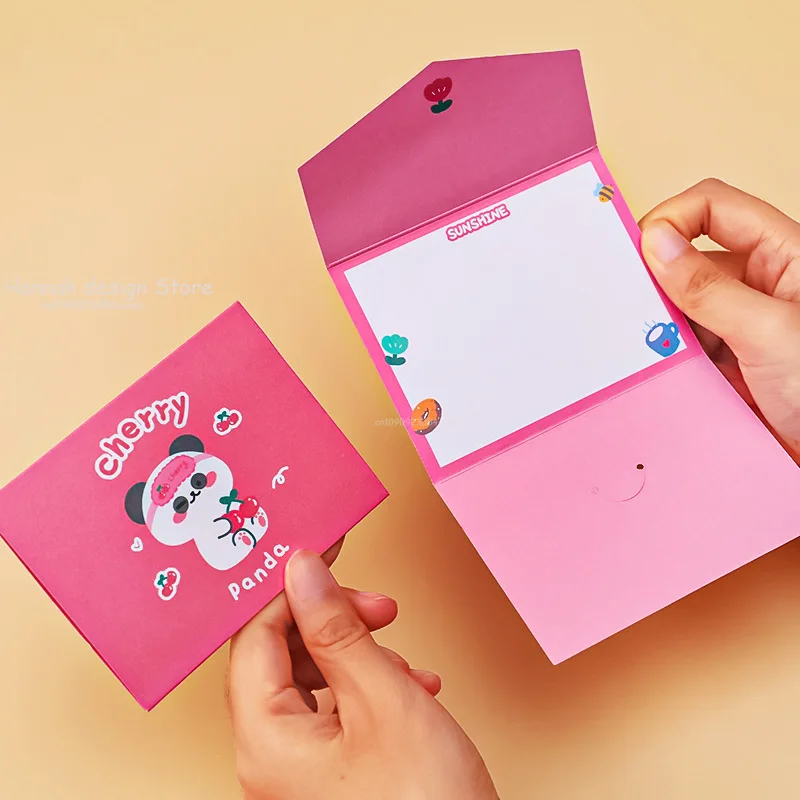 5pcs Cute Paper Envelopes Set Watercolor Letter Writing Decorative Printer Stationery School Supplies birthday card