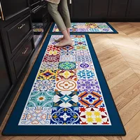 Tapis de sol de cuisine, tapis de décoration intérieure, tapis de style américain, tapis résistant à l'usure, tapis de zone, tapis de sol de cuisine, Alfombra Cocina 4