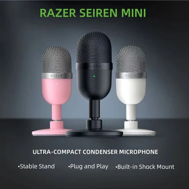RAZER Micro Seiren Mini - à condensateur USB pour Le Streaming