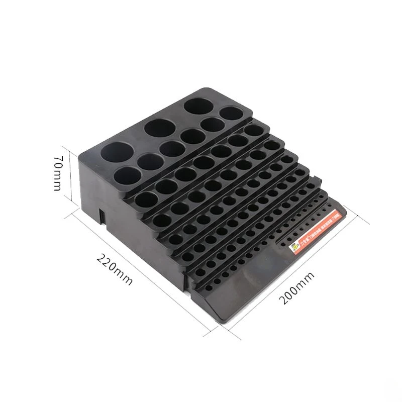 Drill Bit Storage Box Milling Cutter Drill Finishing Holder Organizer Case