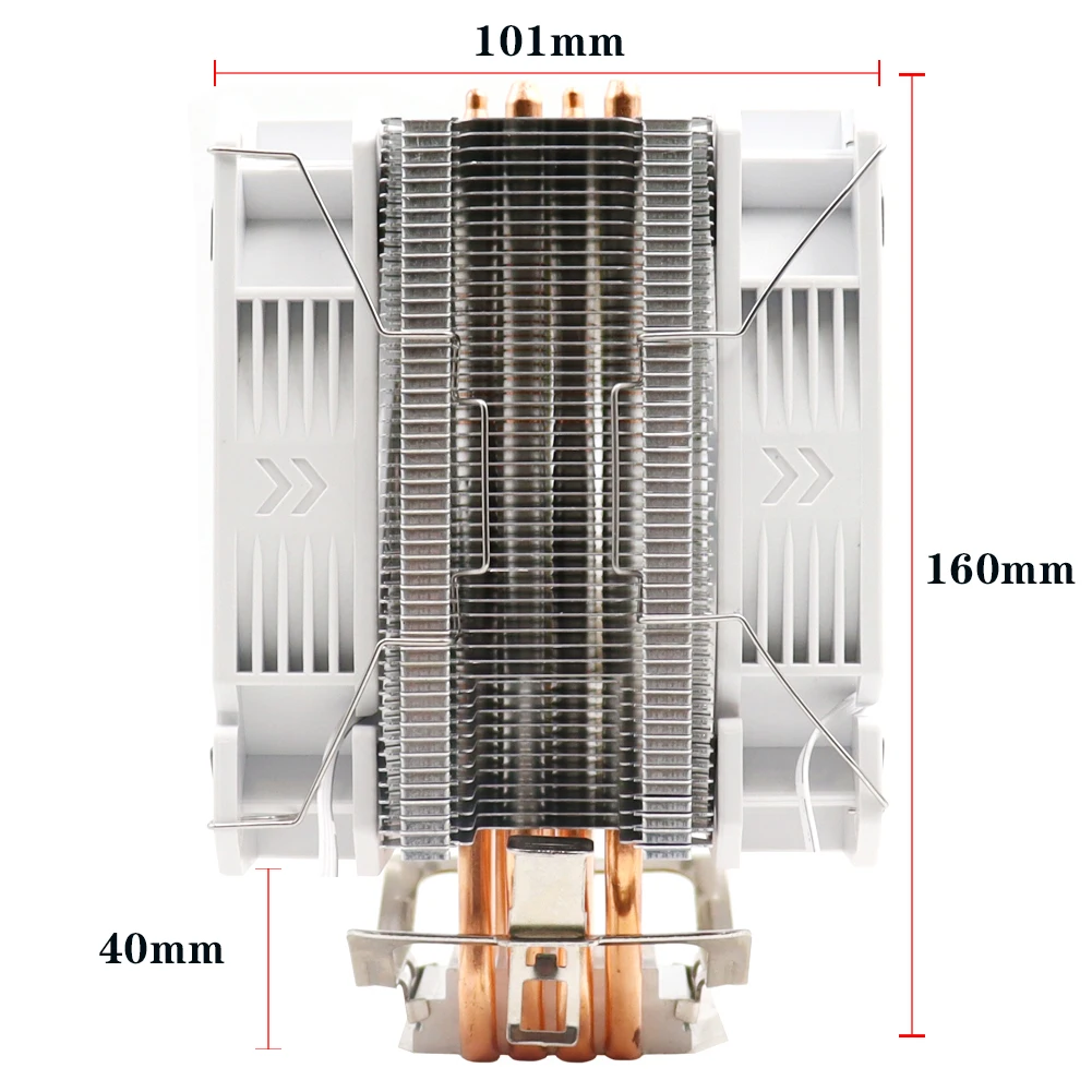Ventilador de Refrigeração do Ventilador do Refrigerador da Cpu 120 mm Rgb Argb Ventilateur para Intel Lga 1151 1155 1200 1366 2011 X79 X99 Am3 Am4 Radiador Ventiladores e resfriadores - Imagem 3