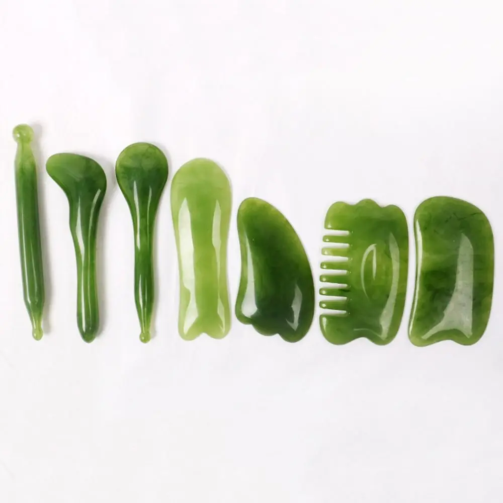 Face Massager Gua Sha Scraper Natural Resin Massager Facial Skin Care Spa Massage Tool For Face Neck Skin Body