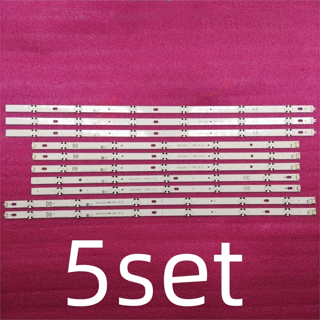 5 комплектов, фонарь с подсветкой для телевизора 60 дюймов 60UJ6300 60UJ6050 60UJ634V Innotek 17Y 60 дюймов _ A 60uj63 _ UHD A B C D EAV63673006