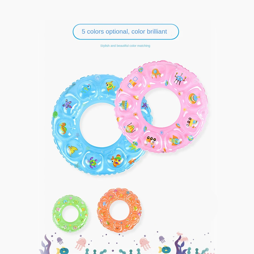 

Плавательное кольцо, прекрасные складные удобные морские животные, красивые аксессуары для плавания, спасательный буй из утолщенного ПВХ материала