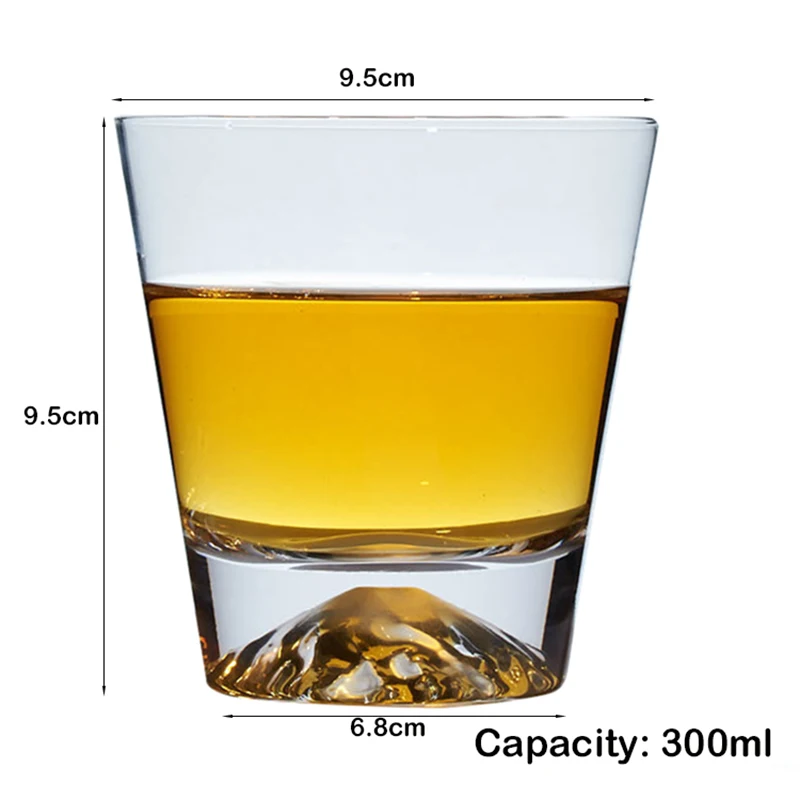 Elegant Crystal Whiskey Glasses for Cocktails and Spirits
