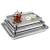Thickened Stainless Steel Dense Hole Drain Tray Rectangle Frying Oil Filter Pan Fruit Vegetable Storage Dish Kitchen Accessories 1