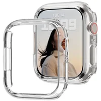 Coque de protection pour Apple Watch 45mm 41mm 44mm 40mm 42mm 46mm, accessoires, protection PC, pare-chocs, IWatch Series 8 7 SE 6 5 4 3 9 1