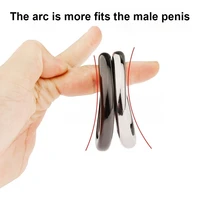 Männlich Metall Penis Locking Ring Sex Spielzeug für Männer Sexuelle Penis Lock Verzögerung Ejakulation Cock Ring Masturbation SM Sexuelle Erwachsene Spielzeug 3