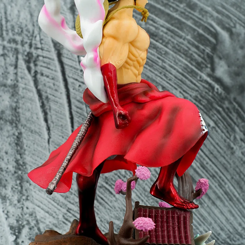 Anime One Piece Monkey D Luffy Gear 4 Fourth Snakeman Ver. GK PVC